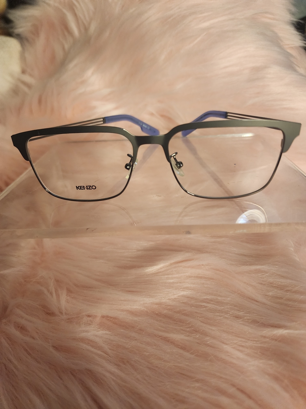 Kenzo Women's Silvet Frames with Blue Temples